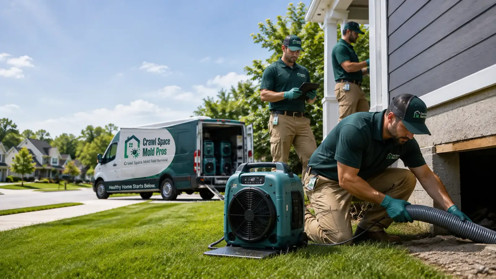 Crawl Space Mold Removal in Bonaparte, IA